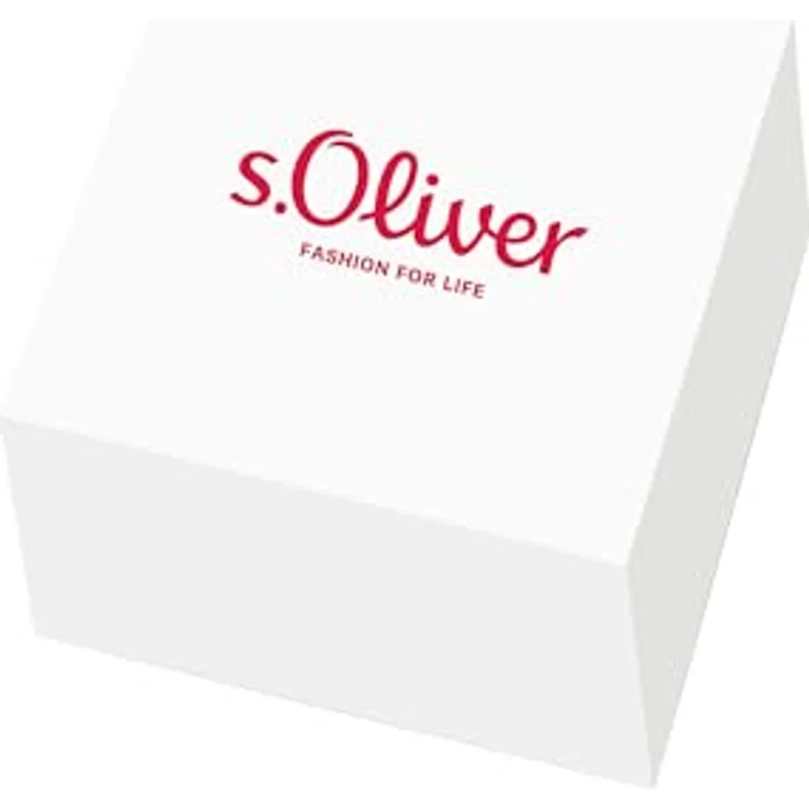 s.Oliver Damenring 925 Sterling Silber im Regenbogen Design, mit synthetischen Zirkonia, Geschenkbox, 2037842 – Bild 5