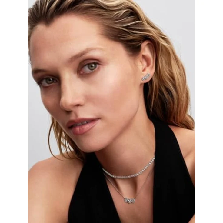 PANDORA Timeless 294411C01, dreifache Halo-Ohrringe aus Sterlingsilber – Bild 5