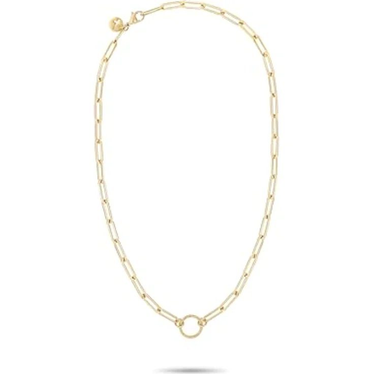 Tamaris Halskette TJ-0678-N-45, Damen-Halskette aus Edelstahl in IP Gold, 45 cm mit Karabinerverschluss – Bild 2