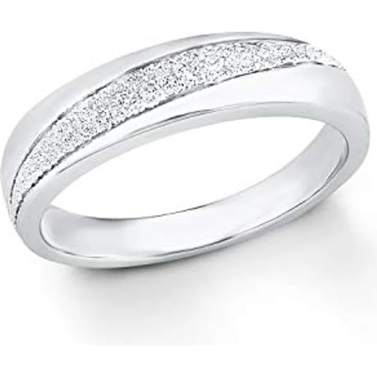 Amor Damen Ring 925 Sterling Silber, Zirkonia, in Schmuck Geschenkbox, Modell 9909162