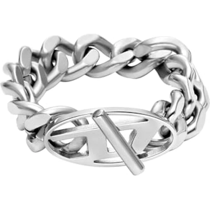 Diesel Fingerring, Edelstahl Schmuckstück mit rebellischem Design und urbanem Flair – Bild 1