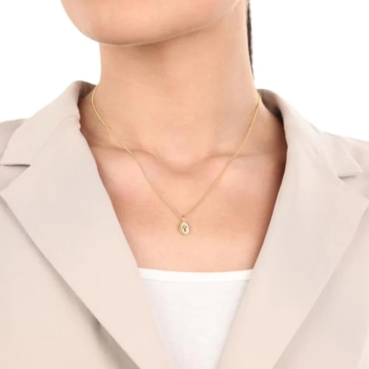 Amor Motivanhänger "Kreuz", 925 Sterling Silber Damen Anhänger mit Zirkonia, 1,2 cm, Weiß, Geschenk Box, 2039033 – Bild 4