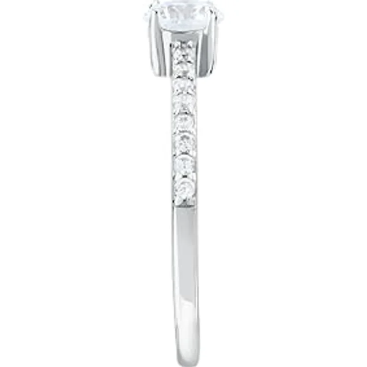Morellato SAIW1790 Damenring, Solitärring aus 925% recyceltem Silber mit weißen Zirkonia, Silberfarben, Größe 14 – Bild 3