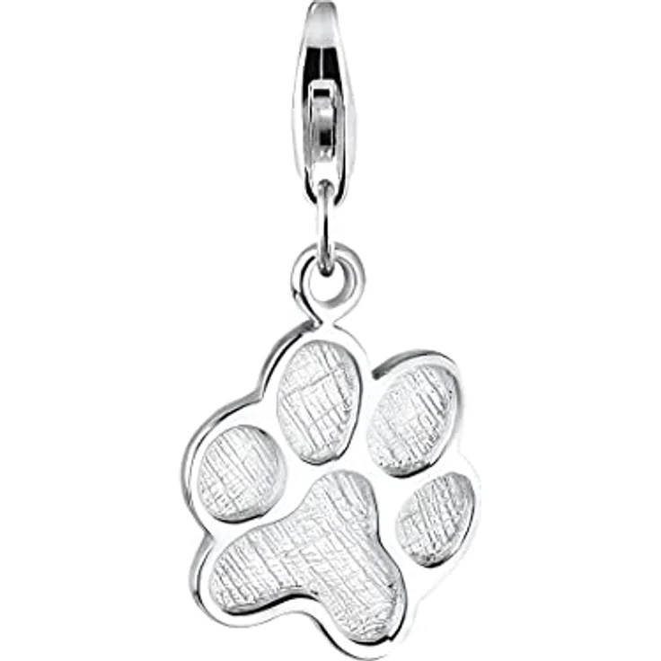 Elli Charm Katzenpfote Charm-Anhänger aus 925 Sterling Silber, modern und handgefertigt, perfekt für Tierliebhaber – Bild 1