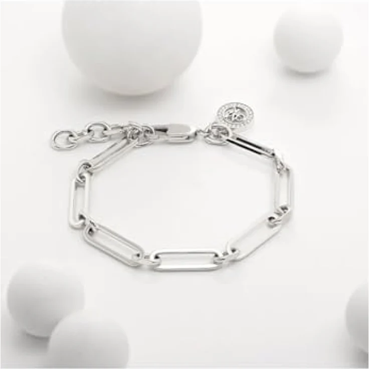 Guido Maria Kretschmer Damen-Armband Edelstahl mit 23 Zirkon, One Size, 88993802 – Bild 2