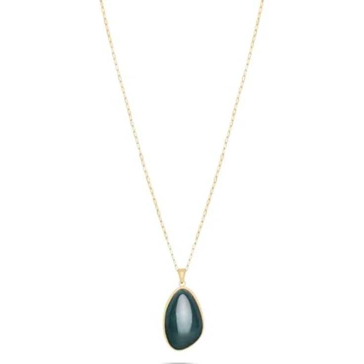s.Oliver Halskette - Elegante Gliederkette aus poliertem Edelstahl - IP Gold, 80 cm, wasserfest & hautfreundlich – Bild 1