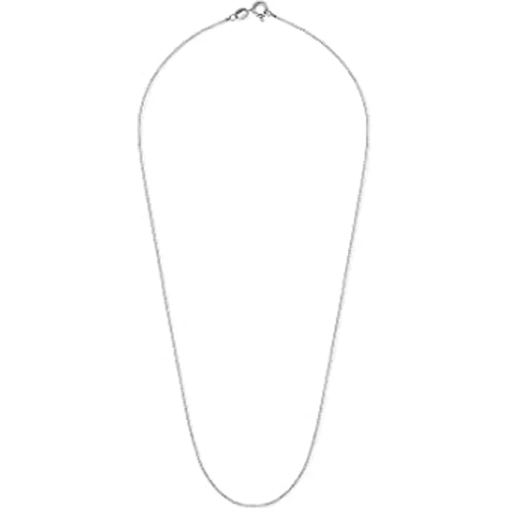 FAVS Unisex-Kette 925er Silber, Halskette aus 925er Silber, Länge 42 cm, Stärke 0,8 mm, verpackt in Geschenkbox – Bild 2