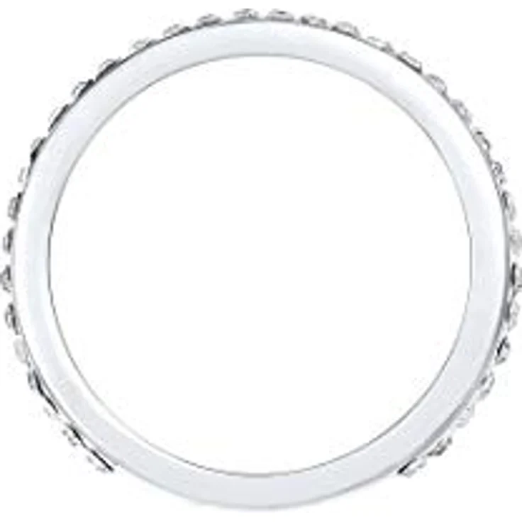 Elli Damen Bandring mit Kristallen in 925 Sterling Silber, handgefertigt, anlaufgeschützt, hochglanzpoliert – Bild 3