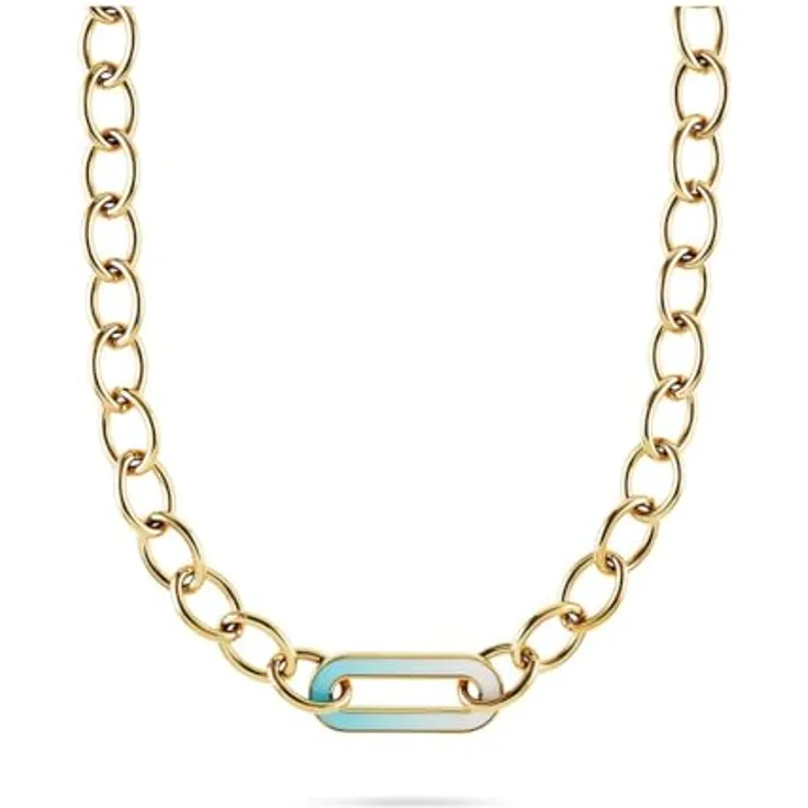 Guido Maria Kretschmer Damen-Kette, Edelstahl mit Emaille, One Size, 88993926