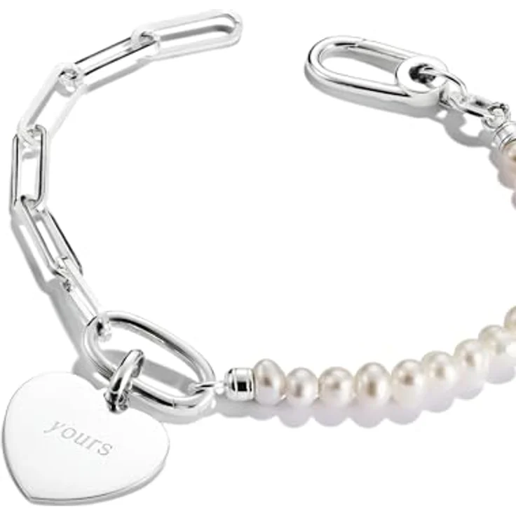 Thomas Sabo Charm Club Connect Charm-Anhänger Herz groß, Recyceltes 925 Silber mit filigraner Öse, CC1274-001-21 – Bild 2