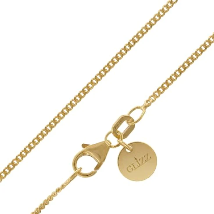 trendor Kreuz-Anhänger Gold 333 (8K) mit vergoldeter Silberkette, 45 cm, hochglanzpoliert und diamantiert, zeitloses Schmuckstück für Damen und Herren – Bild 4