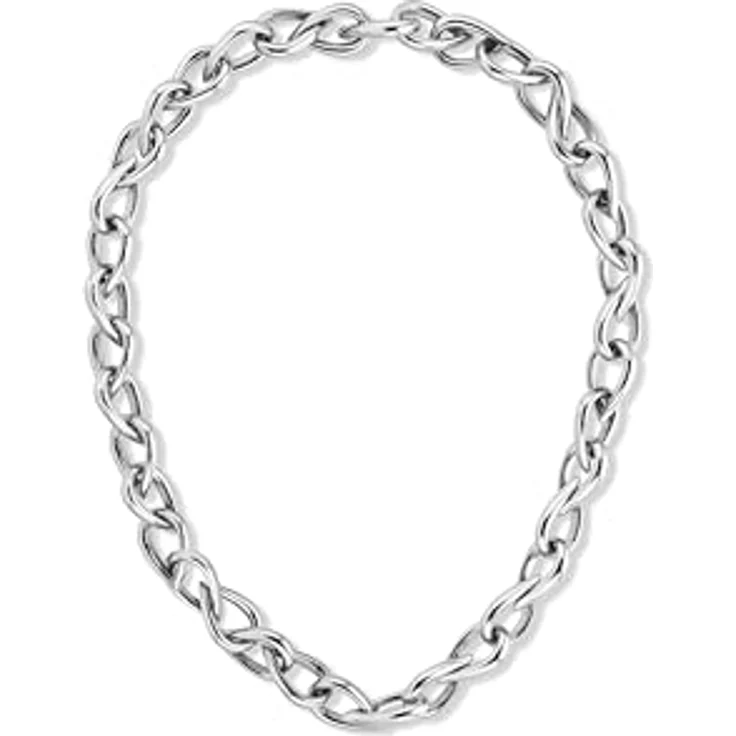 Calvin Klein Sculptured Drops, Damen-Halskette aus poliertem Edelstahl, 508 mm, mit verstellbarem Infinity-Verschluss – Bild 1