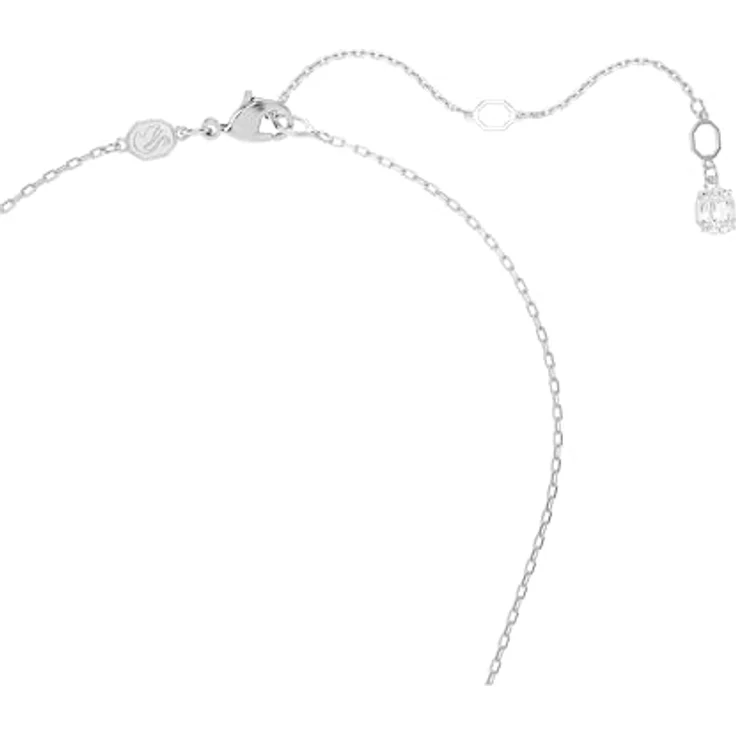 Swarovski Idyllia Anhänger, Gelbe, Rosé Vergoldete Damenhalskette mit Blumen-Motiv und Swarovski Kristallen – Bild 3