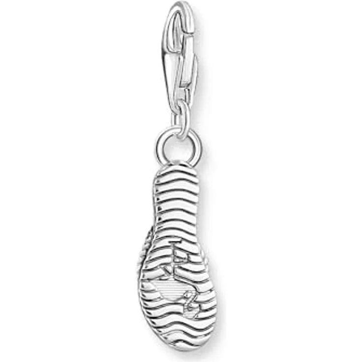 THOMAS SABO Charm-Anhänger Flip-Flop, recyceltes 925 Sterlingsilber mit Steinen, für Charm Armbänder und Ketten – Bild 2