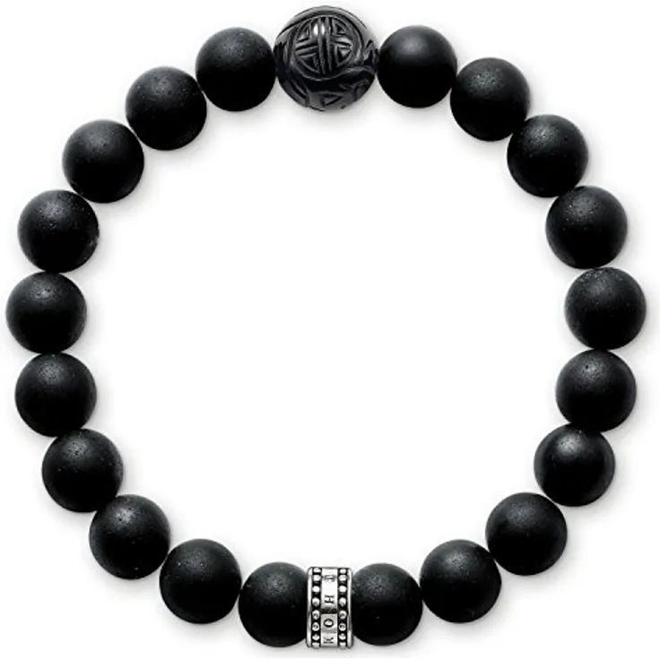 Thomas Sabo Armband Rebel at heart A1085-023-11-L, Armschmuck in Schwarz