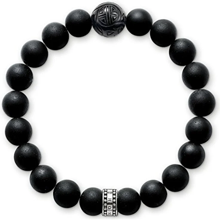 Thomas Sabo Armband Rebel at heart A1085-023-11-L, Armschmuck in Schwarz – Bild 1