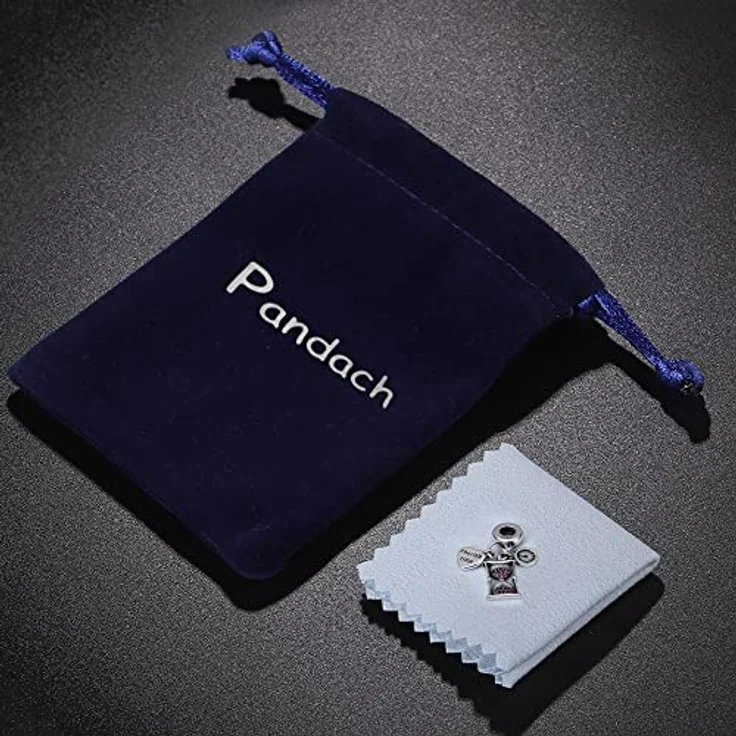 Pandach Charm Anhänger für Armband und Halskette, 925 Sterling Silber mit Zirkonia, kompatibel mit Europäischen Armbändern – Bild 3