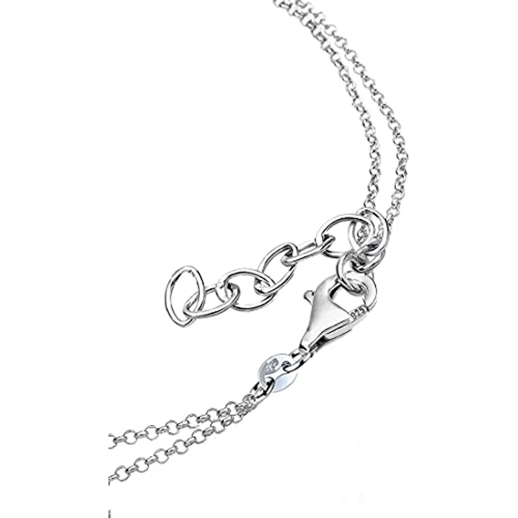 Elli Herzarmband Damen mit Kristallen, 925 Sterling Silber, anlaufgeschützt, handgefertigt – Bild 4