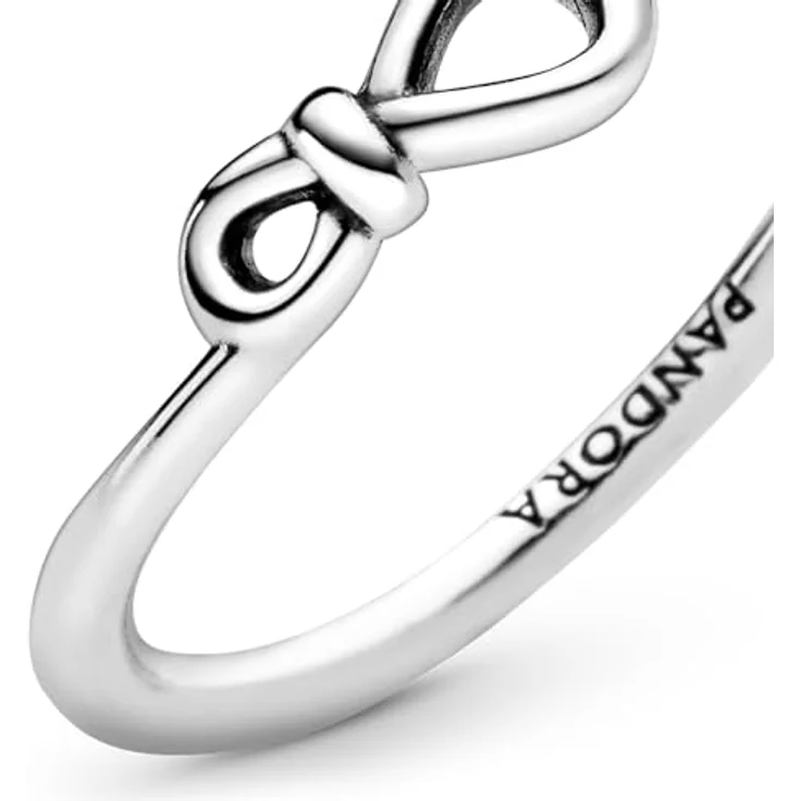 PANDORA Unendlichkeitsknoten Ring, Damenring aus Sterling-Silber mit ikonischem Unendlichkeitssymbol – Bild 4