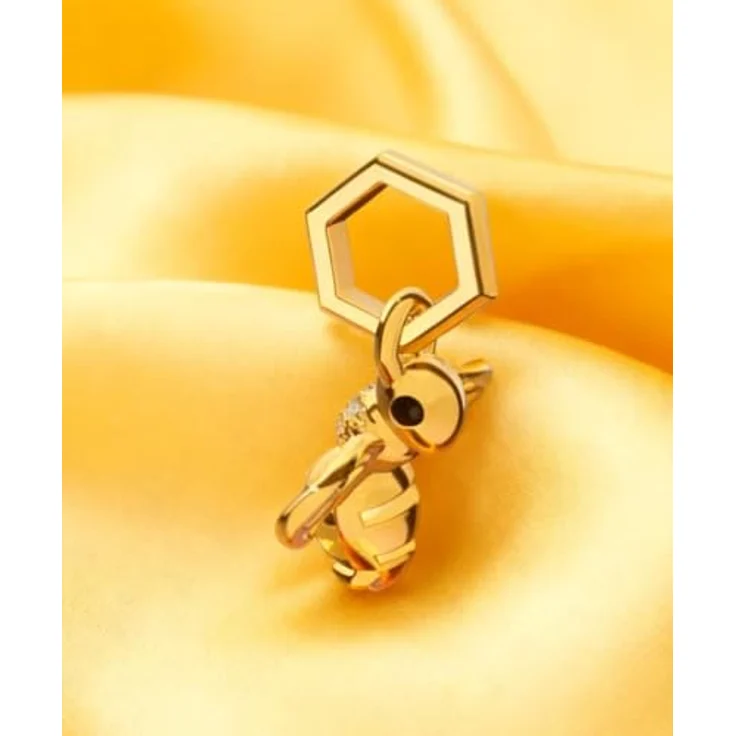 WEIMU Golden Charms 925 Sterling Silber Charm, goldene Biene für Armband & Halskette, hypoallergen und einzigartiges Schmuckgeschenk für Damen – Bild 3