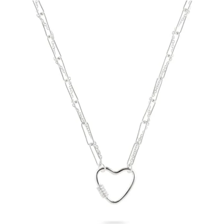 CHRIST Damen-Halskette 925er Silber, recycelter Zirkon, One Size, Silber 32028274 – Bild 1