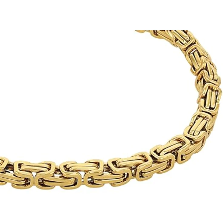 Amor Unisex Armband Edelstahl, 19+2 cm, Gold, mit Karabinerverschluss, in Schmuck Geschenk Box, 2037334 – Bild 5