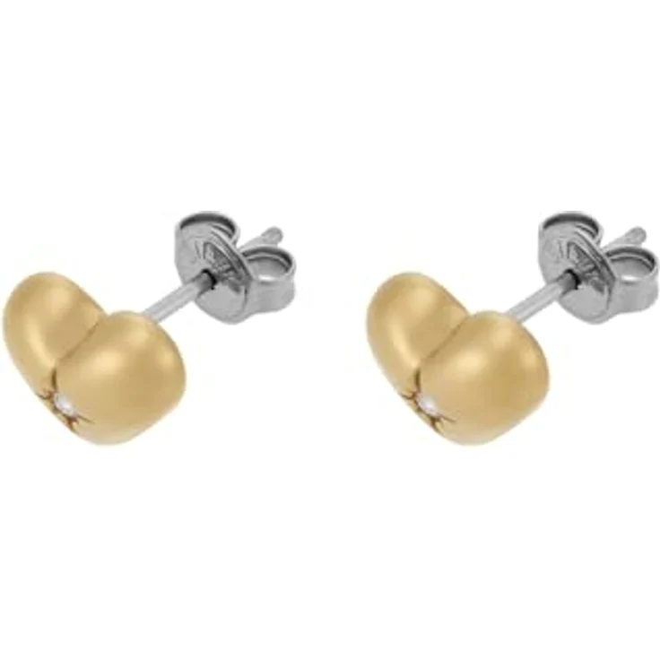 Fossil Damen Ohrringe Sadie aus goldfarbenem Edelstahl mit Pfosten-/Bolzenverschluss – Bild 4