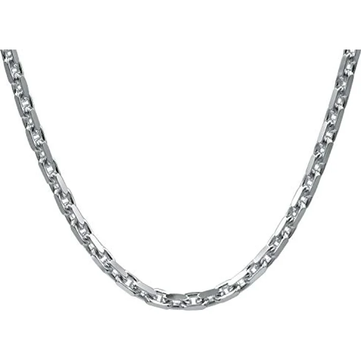 trendor Silberkette für Herren Ankerkette 4,5 mm, polierte Sterlingsilber Halskette mit Karabiner-Verschluss, 50 cm, Geschenkidee im edlen Geschenketui – Bild 3