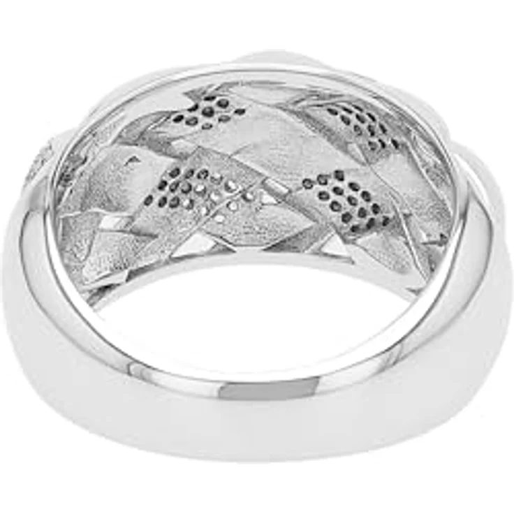 JOOP! Damenring Silber 925, 12 mm, mit Zirkonia, glänzend, Geschenkidee in Schmuck Geschenk Box – Bild 3