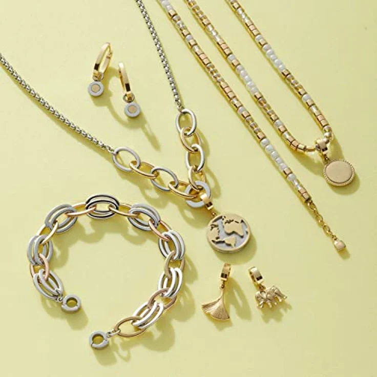 JEWELS BY LEONARDO Damen-Creole 017927, goldfarbene Ionenplattierung, oval, Edelstahl, mit Schmuckbox – Bild 2