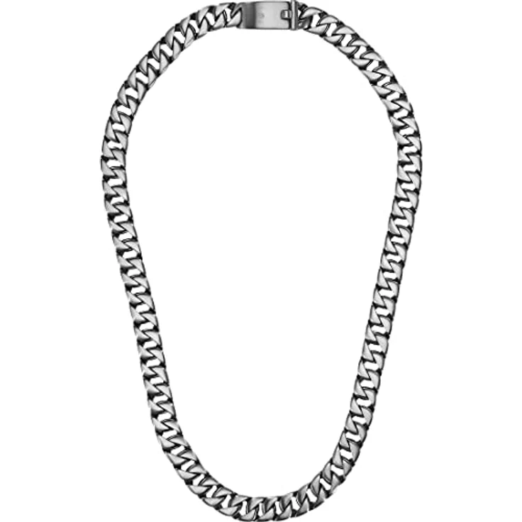 FAVS Herren-Halskette Edelstahl, 60 cm lang, 1,3 cm breit, Geschenkbox inkludiert, Modell 88323254 – Bild 4