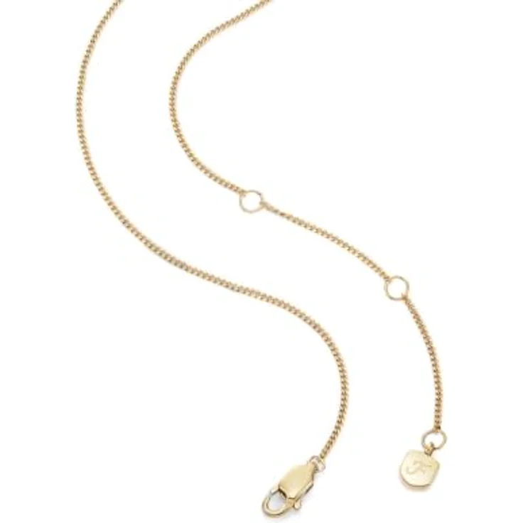 Fossil Damen-Halskette aus Edelstahl mit Karabinerverschluss, Beerenblau – Bild 5