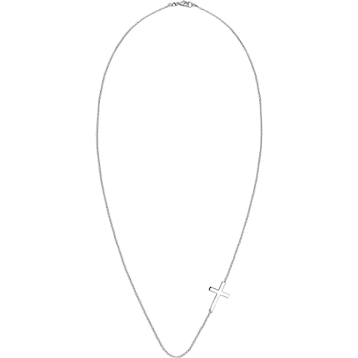 Elli Halskette Damen Kreuz Anhänger Religion Basic, 925 Sterling Silber, handgefertigt, anlaufgeschützt, zeitloses Design – Bild 3