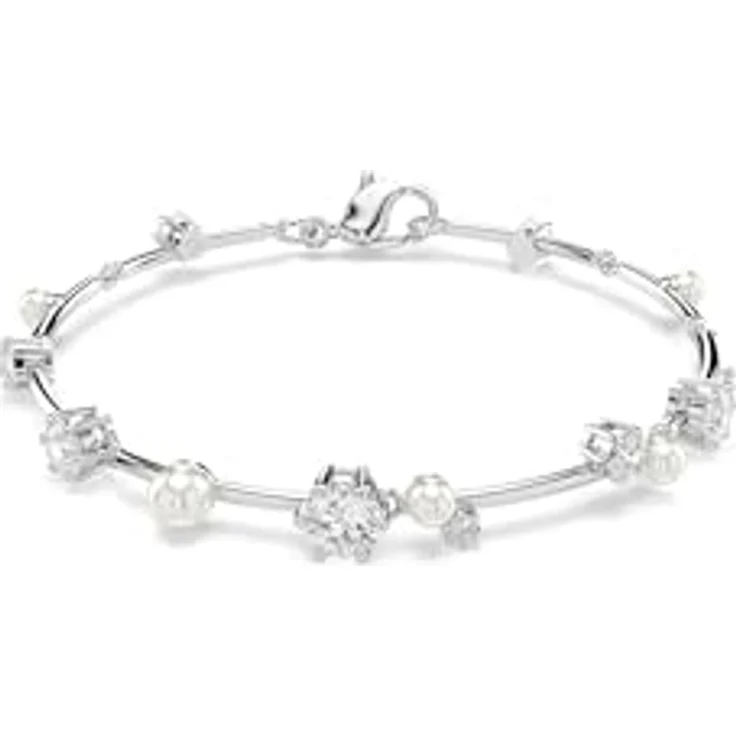 Swarovski Damen-Armband Metall mit Kristall, One Size, Silber 89205810 – Bild 1