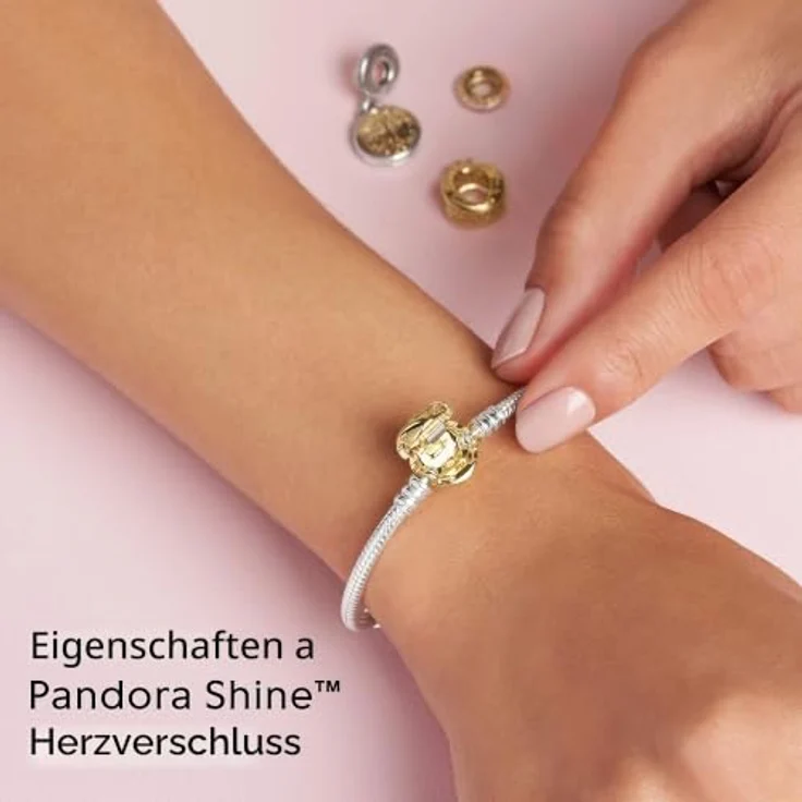 PANDORA Damen-Charm-Armbänder, 925 Sterlingsilber, Modell 560719-23 – Bild 4