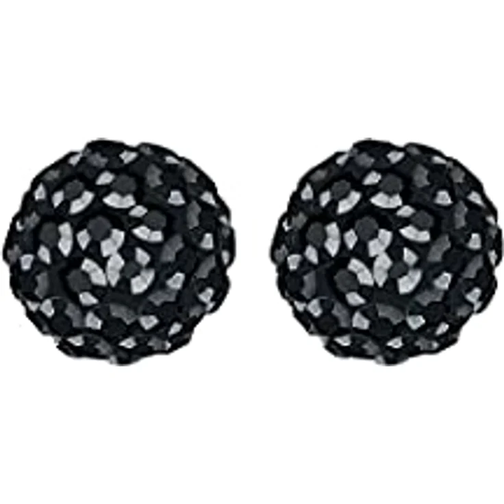 Elli Ohrstecker Kugel Elegant aus 925 Sterling Silber mit Kristallen, handgefertigter Echtschmuck für Damen, in türkiser Samtverpackung – Bild 2