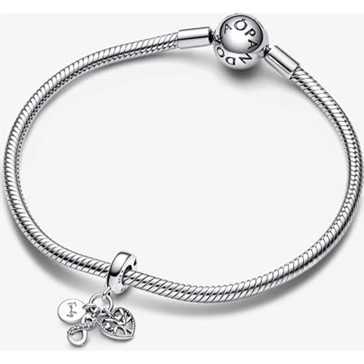 Pandora Kettenanhänger Family Infinity Triple Charm-Anhänger 792201C01, versilbert – Bild 4