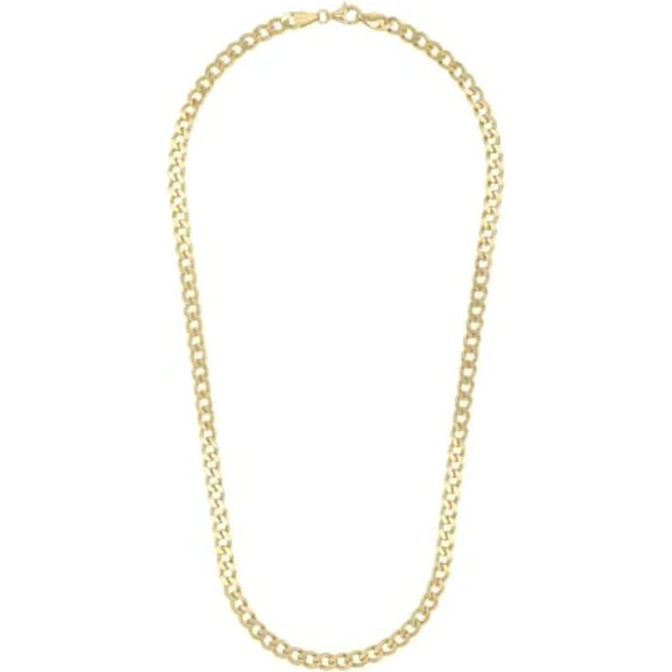 Amor Halskette 925 Sterling Silber Unisex, 50 cm, Gold, mit Karabinerverschluss, in Schmuck Geschenk Box – Bild 5