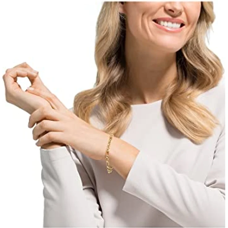 CHRIST Damen-Armband 585er Gelbgold, zeitloses Schmuckstück, 19 cm Länge, Geschenkbox – Bild 2