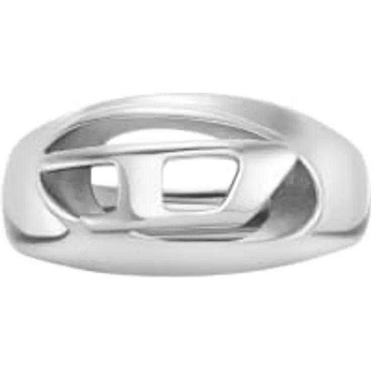 Diesel Unisex Silberfarbener Ring, Edelstahl, poliert, 12 mm breit, DX17150408