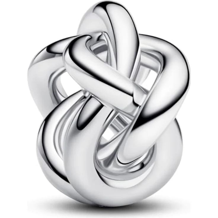 PANDORA Moments Unendlichkeitsknoten Charm, Sterling Silber, Symbol der Verbundenheit und Belastbarkeit, kompatibel mit Moments Armbändern, 793755C00 – Bild 1