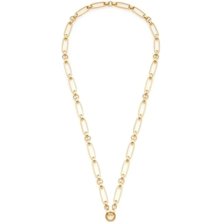 JEWELS BY LEONARDO Halskette Clip & Mix Mathilde, goldfarbener Edelstahl mit verbindungs-Ring für Charms, 65 cm, Allergikerfreundlich, Teil der Mauritia Mack Kollektion – Bild 1