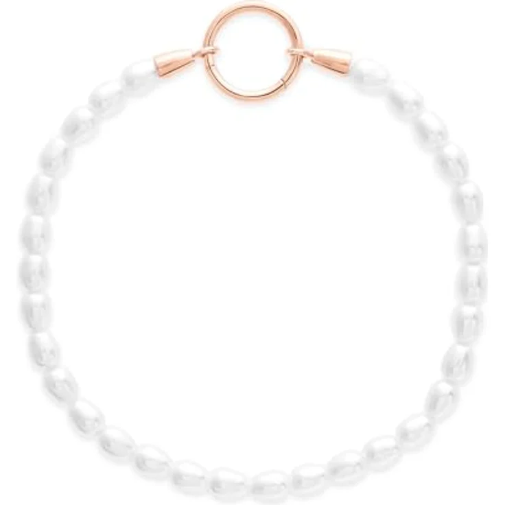 Tamaris Bracelet, elegantes Armband aus poliertem Edelstahl IP Roségold, verstellbar bis 18 cm, wasserfest & hautfreundlich – Bild 2