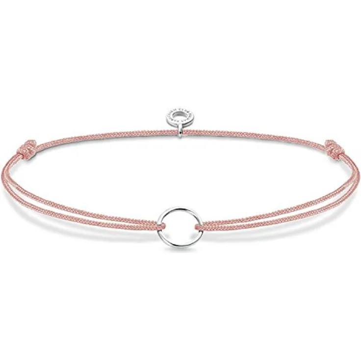 Thomas Sabo Damen Charm-Armband Little Secret Kreis, 925er Sterling Silber mit individuellen Kombinationsmöglichkeiten
