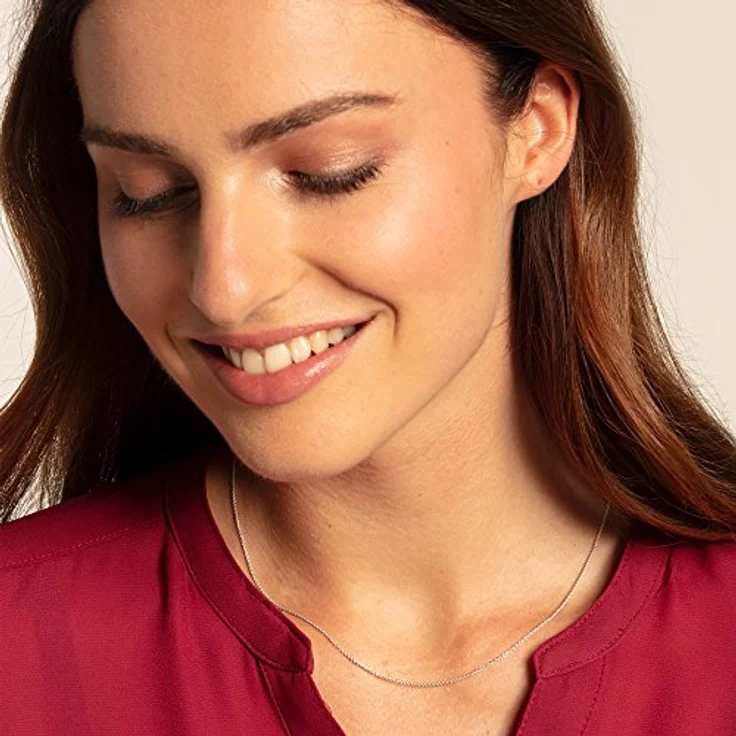 THOMAS SABO Ankerkette 925 Sterlingsilber, hochwertige Damen-Halskette mit Karabinerverschluss, trendiges Design – Bild 3