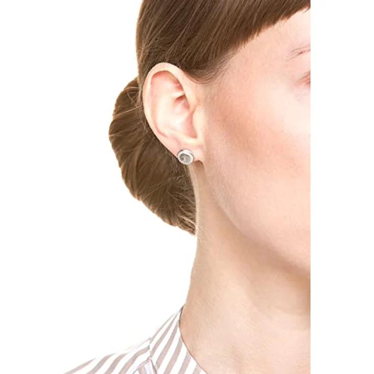 JOOP! Ohrstecker 925 Sterling Silber Damen Ohrschmuck, mit 42 Zirkonia-Elementen, 1 cm, Geschenkbox – Bild 4