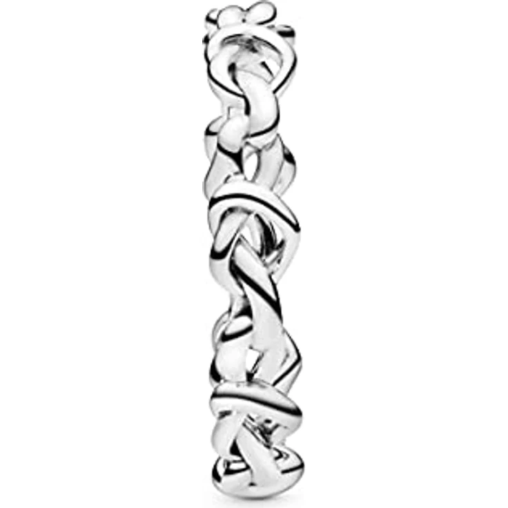 PANDORA Knotenherzen Ring, Sterling-Silber aus der Moments Kollektion, Größe 54, 198018-54 – Bild 3