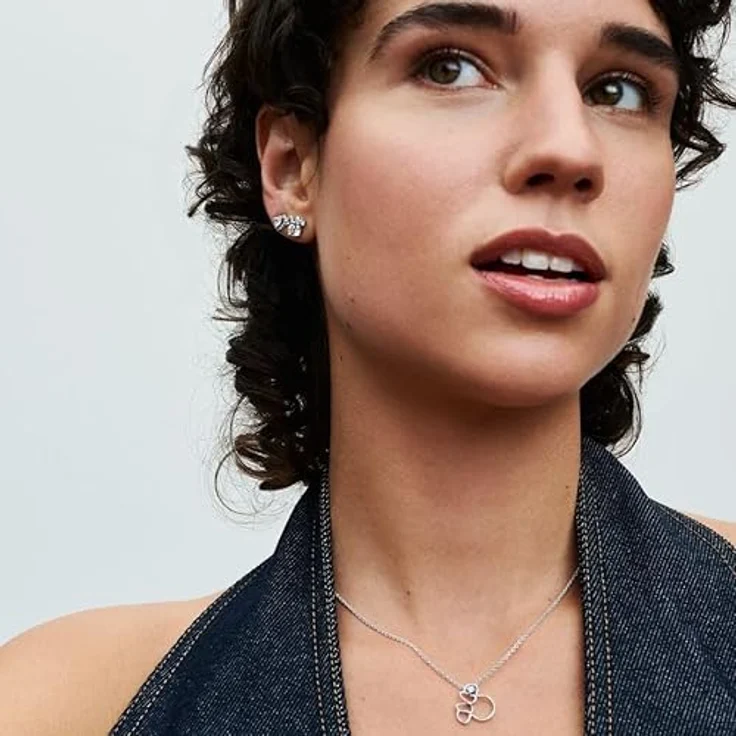 Pandora Ohrstecker Disney x Pandora 293219C01, 925er Silber mit Zirkonia-Besatz, klar weiß – Bild 3