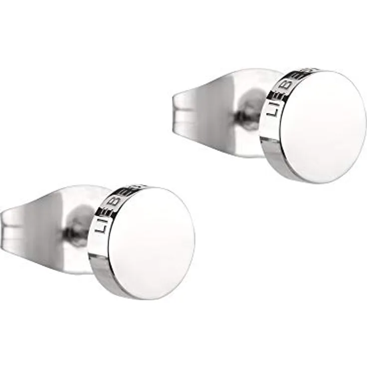 Liebeskind Ohrstecker LJ-0483-E-05, Edelstahl mit Steckverschluss, 0,5 cm, silber