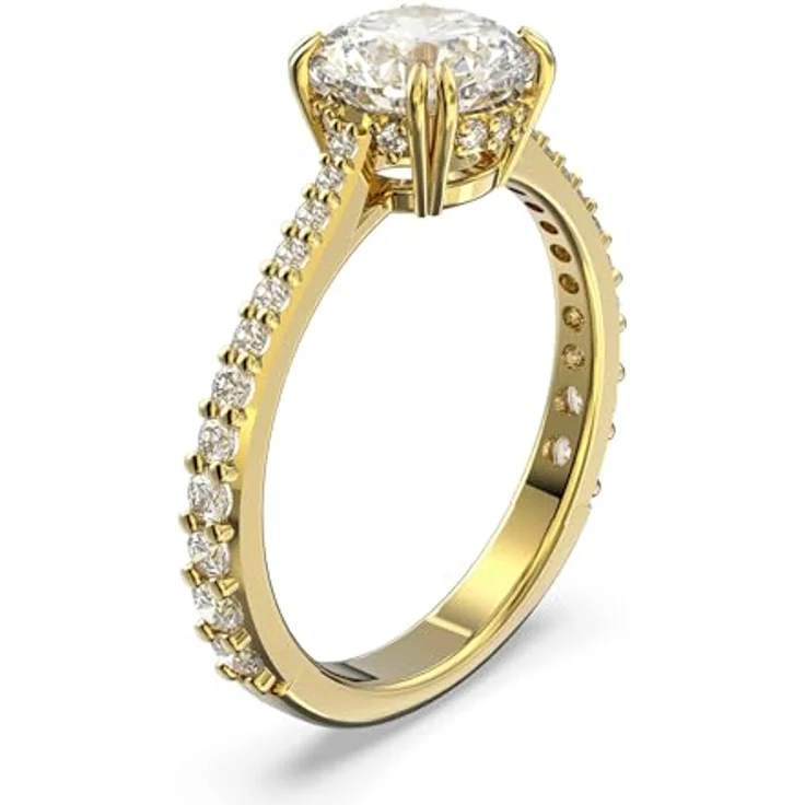 Swarovski Damenring Stilla Round 5642619, eleganter Ring mit funkelndem Schmuckstein – Bild 2